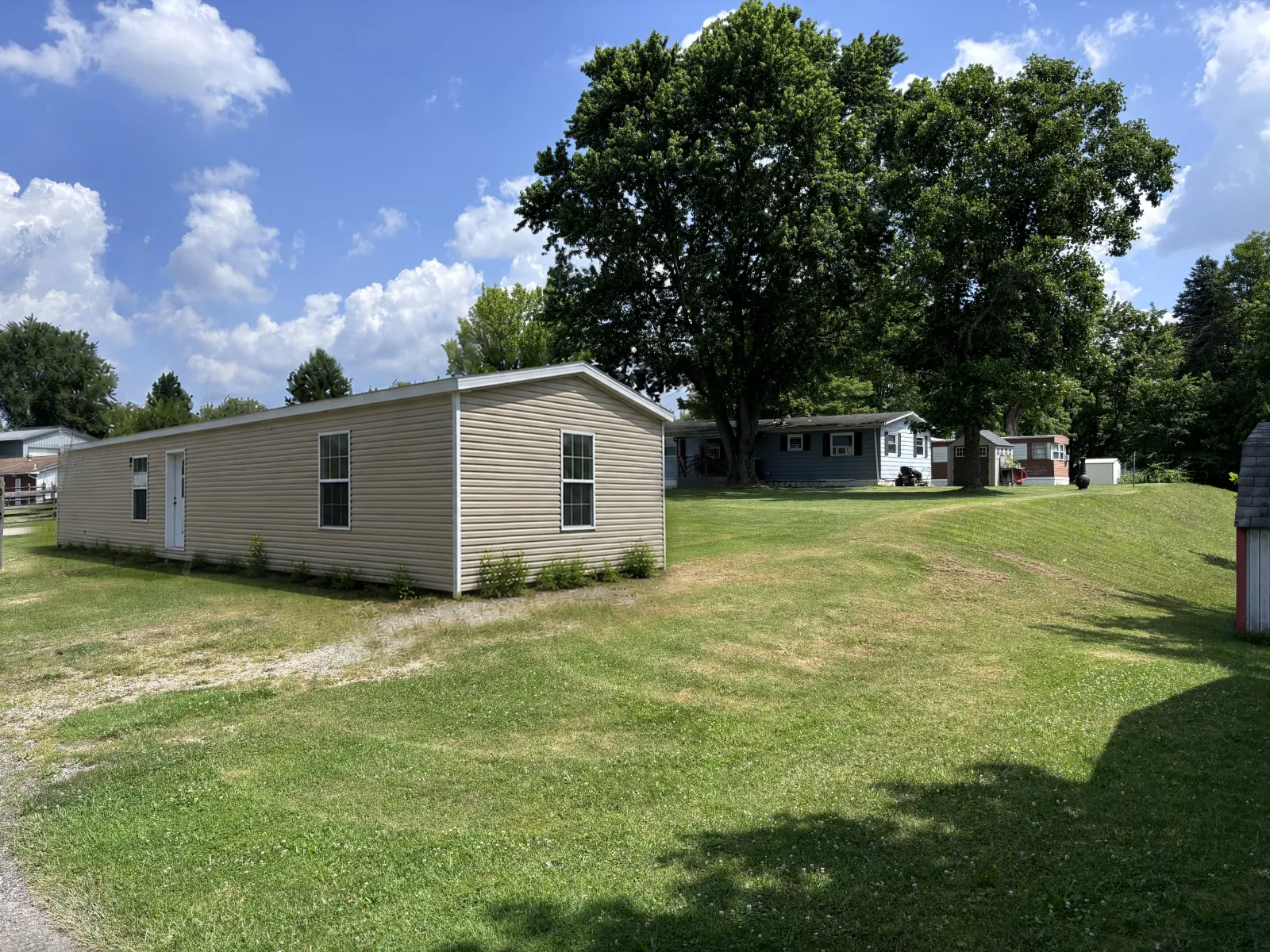 Exterior of The Borough, a new manufactured home at Penn Estates